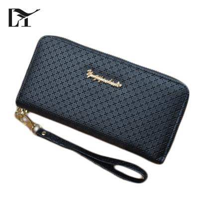 China 100% Custom Women Cute LOGO Long Zipper Wallet For Korean Style Eco-friendly Lingyue SW1025 for sale