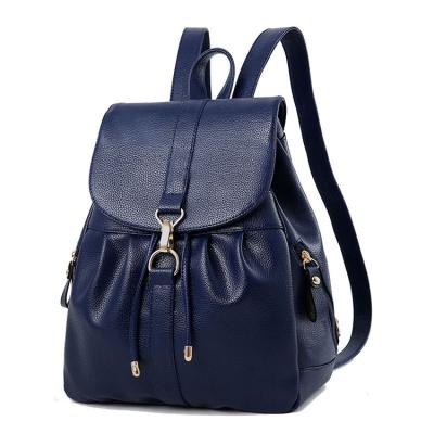 China BP1044 Waterproof Backpacks Unique Cool Bags Sport Dark Blue Water Proof Designer PU Backpack For Women for sale