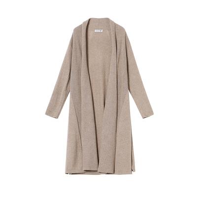 China Long Cardigan Coat Sweater Sungod Wholesale Knitted Long Sweater 100% Cashmere Women Coat for sale