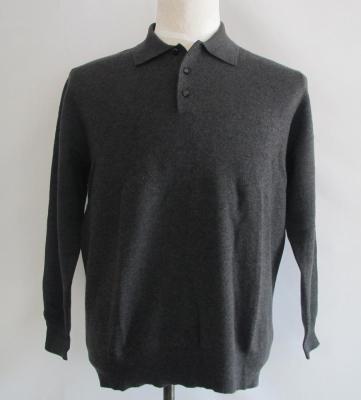 China Wholesales Stock 100% pure worsted cashmere POLO neck T-shirt for sale