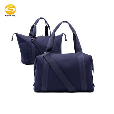 China Fashion Neoprene Washable Duffel Bags Unisex Travel Bags For Weekender Outdoor Waterproof Bags Large Capacity Lightweight Tote for sale