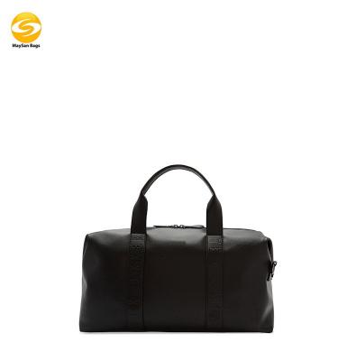 China Large Capacity Duffel Bag Letter Handle Weekend Anti-theft Leather Casual Bag For Women And Men for sale