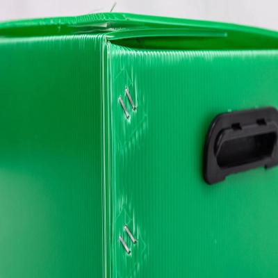 China Eco-friendly non-pollution reusable non-toxic tasteless mobile box/storage box pp hollow out plastic box for sale