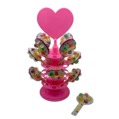 China Pp China Quality Manufacturer Lollipop display tree candy display stand with newly designed shelves for sale