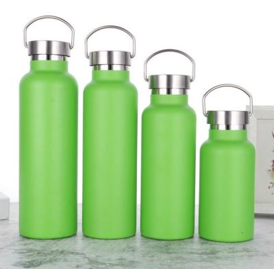 China 304 Stainless Steel PORTABLE Mountaineering And Sports Climbing Water Bottle With Lid For Outdoor for sale