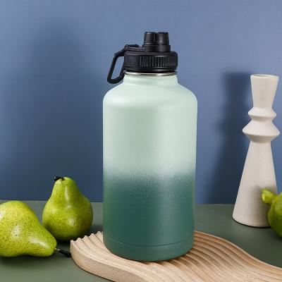 China Wholesale Hot Sale Sustainable Vacuum Stainless Steel Water Bottle Double Ss Dark Eco-Friendly Large Looks With Many Sporty Lids Available for sale