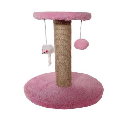 China Large Viable Wooden Cat Tree House Hammock Luxury Cat Tower Toy Cat Scratcher Pole Rope Tower for sale