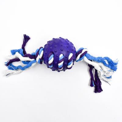 China Best Sustainable Pet Products Tennis Cotton Rope Toy Dog Toys For Chewing for sale