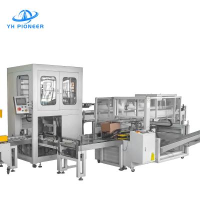 China Touch Screen Bag Carton Packer Machine PLC Control 3PH 380V 50HZ for sale