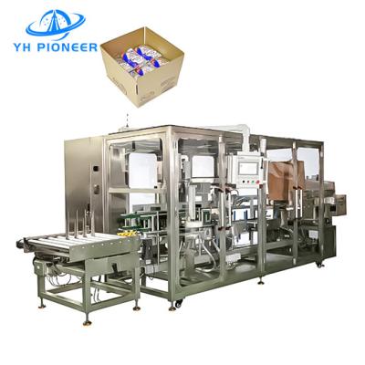 China Custom Bag Carton Packer Machine , Stainless Steel Carton Case Packer 5.5KW for sale