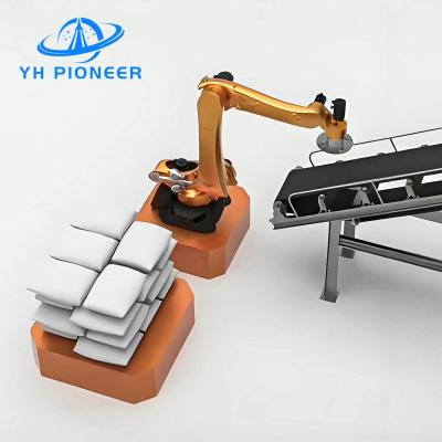 China Máquina de corte de bolsas automática de acero inoxidable para soluciones de desempaquetado en venta