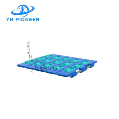 China Cadeia de dobradiça dupla de transporte de aço inoxidável para absorção de choques e redução de ruído à venda