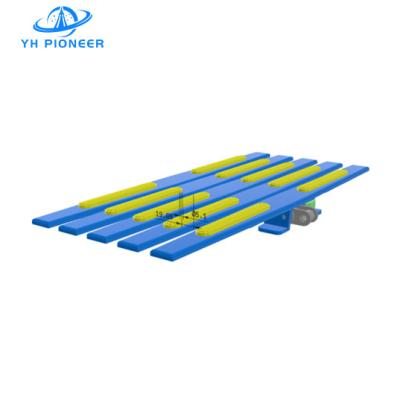 China High Friction Buckle Chain Turning Conveyor Plate TPE Surface For Material Handling for sale