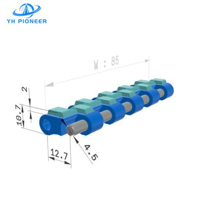 China Rubber Surface Conveyor Modular Belt For Low Noise And Safe Product Conveying for sale