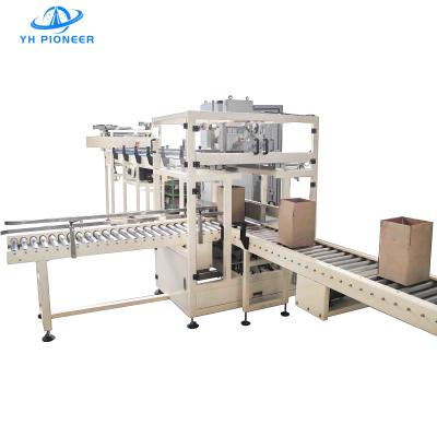 China 100-300cpm Bottelcase-verpakkingsmachine met schramvrij ketenbordconveyor Te koop