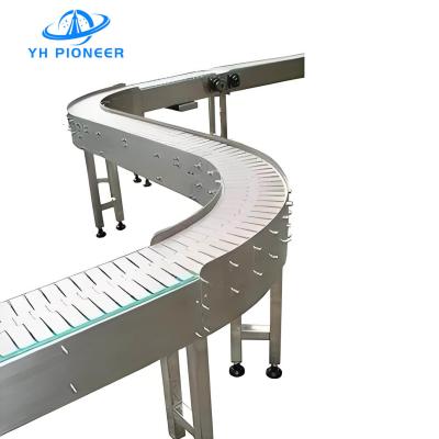 China Low Noise Flexible Chain Conveyor Adjustable Speed and Various Voltage Options for sale