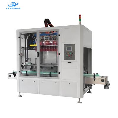 중국 Flexible Bottle Case Packer with Customizable Pallet Sizes and 4.6KW Power for High Speed Canning Lines 판매용