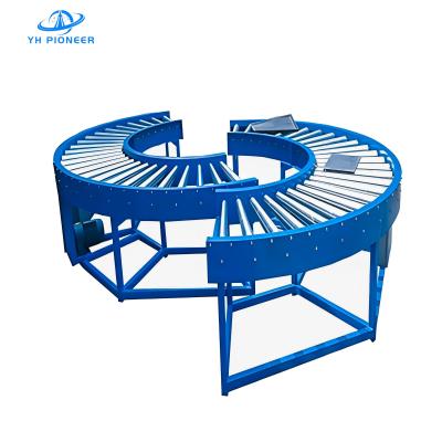 China Flexible and Durable Roller Turning Conveyor System in Stainless Steel 304 for 80KG/200KG Load Capacity for sale