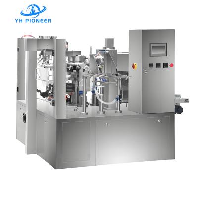 中国 Flexible Rotary Pouch Packing Machine with Stainless Steel Contact Parts for Coffee, Flour, and Dried Fruit 販売のため