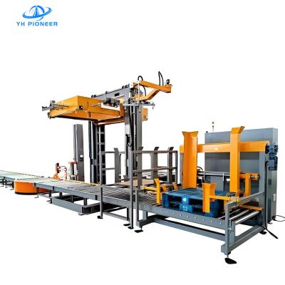 China Gantry Palletizing System for Cardboard Boxes and Crates with Robotics Teaching Control Mode for sale