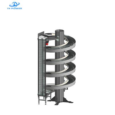 China Space Saving Spiral Elevator Conveyor with Compact Structure for Efficient Vertical Material Handling for sale