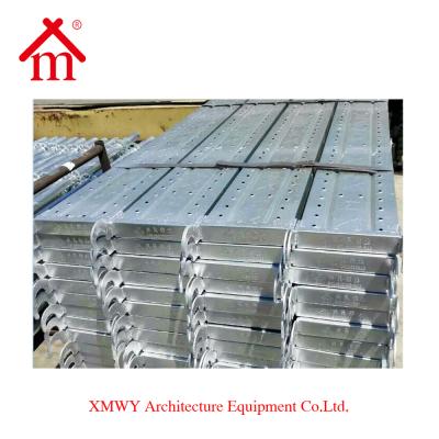 China Modern Customized Length Work Platform / New Type Steel Plank With Flat Hooks for sale