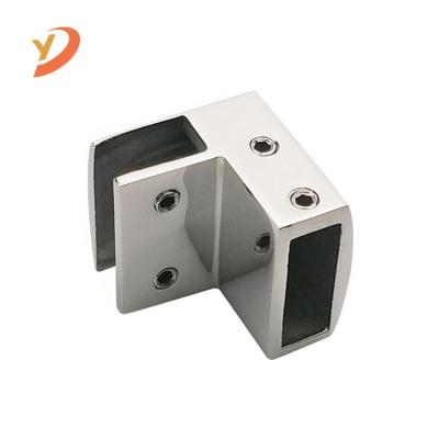 China Modern Conner Connector Stainless Steel Glass 90 Degree Profession Shower Room Fittings for sale