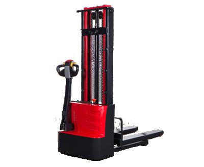 China New Design Capacity 1 Ton Automatic Electric Forklift Lifting Walking Pallet Stacker for sale