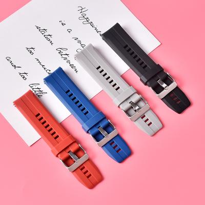 China Quick Release Silicone Watchband 22mm Watch Bands Sport For Samsung Smart Watch Wristband for sale