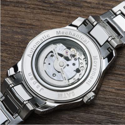 China Japanese Automatic Alarm Metal Strap Mechanical Watch Movement for sale