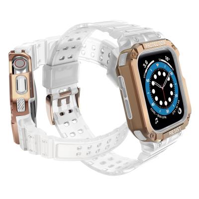 China Wearable Luxury Two Color Integrated High Quality TPU Components For Apple Watch for sale