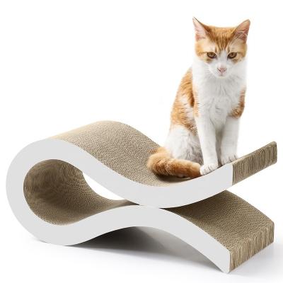 China Certified Safe Double Sided Use Wholesale Viable Cat Tree Scratcher, Quality Cat Scratcher Bed Wall Scratcher for sale