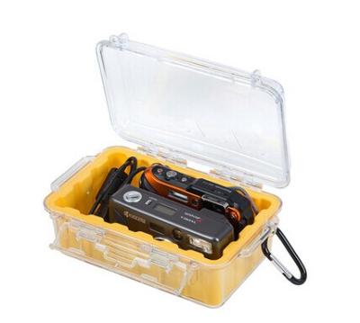 China Small Gear PC Fishing Tackle Tool IP67 Waterproof Hard Case Clear Dry Box for sale