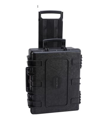 China Model 483720 Carrying Case With Large Handle Case With Wheels Black Waterproof Hard Tool Box 483720 for sale