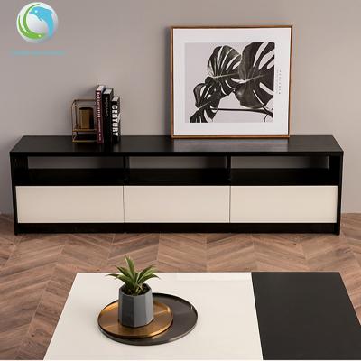 China Factory hot selling modern woodenTV rack TV stand cabinet modern style for living room for sale