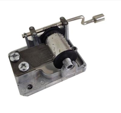 China Custom Plastic+Metal Air Crank Music Box Mechanism in Music Box for sale