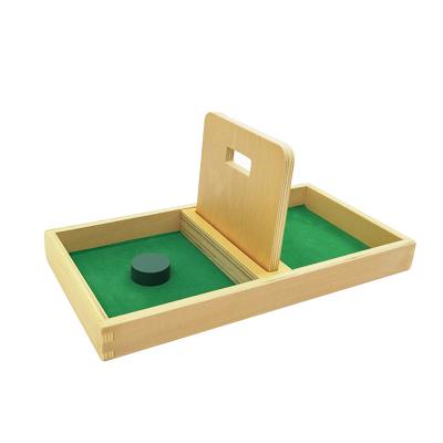 China Children Education Montessori Toddler Children Wooden Toy Imbucare Educational Board with Kint Disc for sale