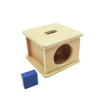 China Imbucare wooden box of montessori toys children's education material with rectangular prism toys for children chiledrn for sale