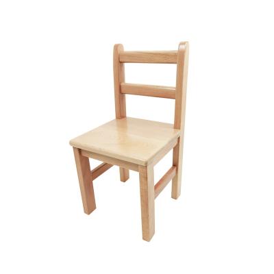 China Beech Solid Wood Children's Furniture Kindergarten Furniture Premium Grade Montessori Chair for sale