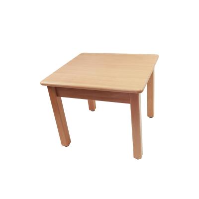 China IC modern furniture montessori table kindergarten wood beech wood kids table wooden desk for sale