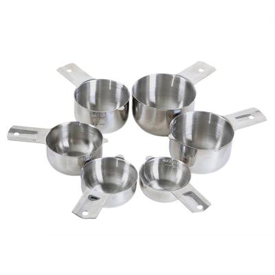 China 6 PC Bulk Seasonings Stainless Steel Viable Measuring Cups for sale