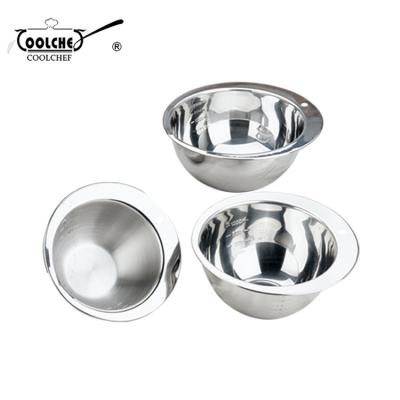 China Stainless Steel Salad Bowl Measuring Set for sale