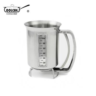 China Sustainable Visible 0.9L Batter Dispenser With Measuring Label for sale