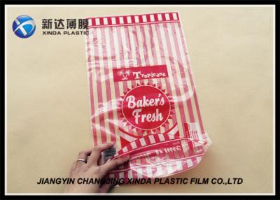 Chine le pain en plastique de boulangerie d'emballage matériel de LDPE de l'épaisseur 40mic met en sac transparent à vendre