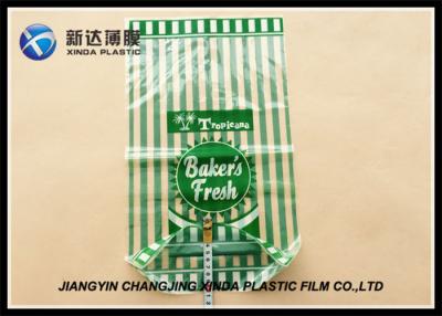 Chine Sacs matériels de pain de pain de la catégorie comestible OPP avec du plastique inférieur de gousset imprimé à vendre