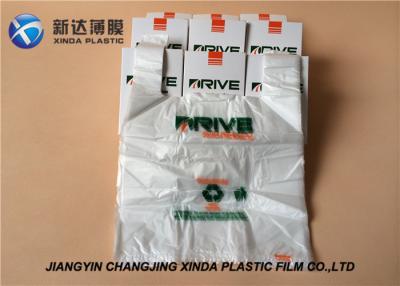 China High Density plastic bags t-shirt type /t-shirt type Car driving bags for sale/ garbage bags for sale