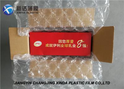 Chine Le logo de film de coussin d'air de Rolls de film de tampon d'air a imprimé le matériau d'emballage adapté aux besoins du client à vendre