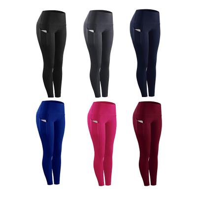 China Breathable Lift Up Leggings Striped Anti Cellulite Leggings Fitness Leggings High Waist Gaiters Workout Pockets Solid Jeggings Sportleggings for sale