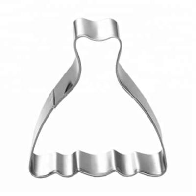 China Sustainable New Style Dress Form Food Grade Stainless Steel Cookie Cutter Cake Decorating Tools for sale