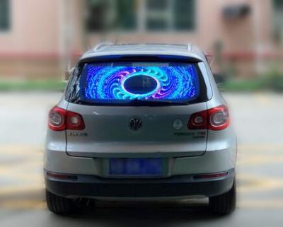 Cina La finestra sul cortile trasparente LED dell'automobile visualizza 9-36V ha introdotto lo schermo programmabile senza fili del LED in vendita